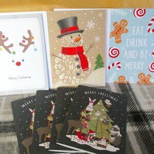 H3-NEW 25 Holiday Cards with envelopes multiple styles